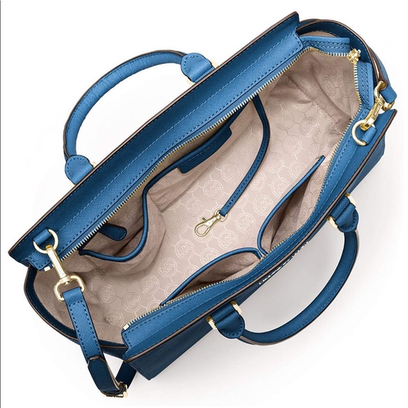 SOLD Heritage blue Michael kors medium Selma - Picture 2 of 7
